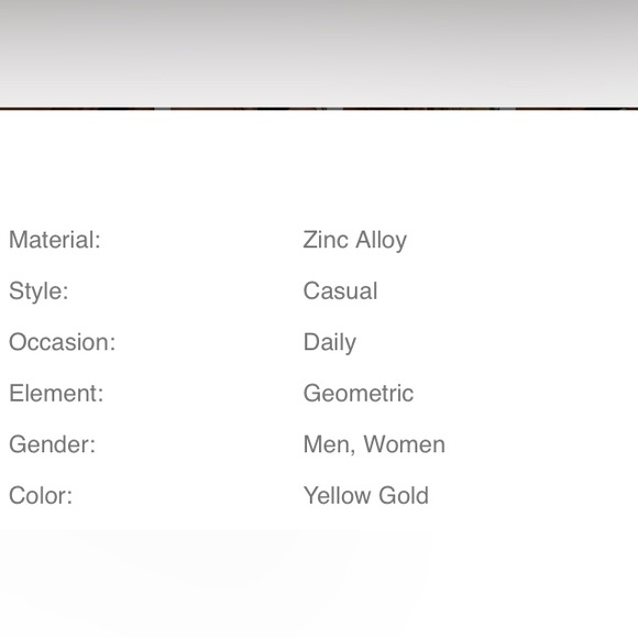 🌺 NEW! 🌺 Greek Key Lion Head Yellow Gold-tone Necklace & Earrings Set - Picture 4 of 4